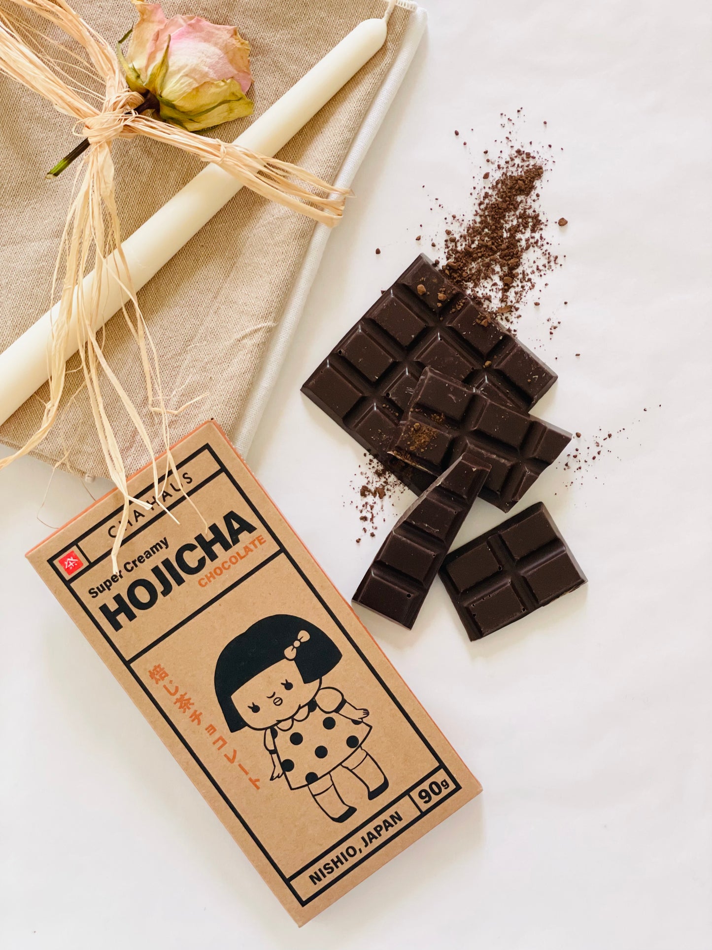 CHA HAUS - Hojicha Chocolate 90g