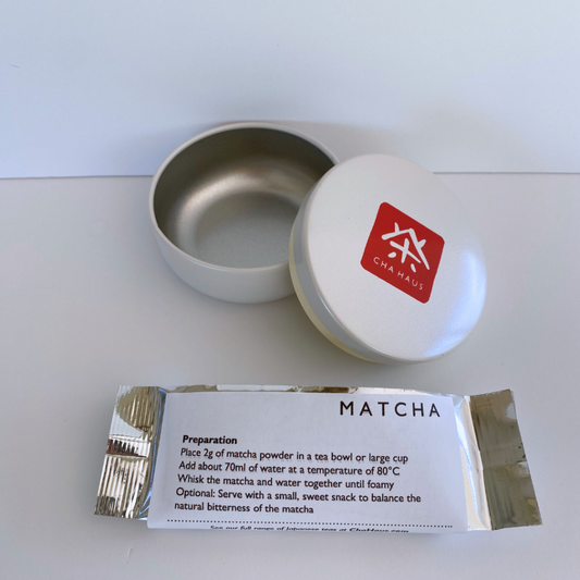 CHA HAUS - Ceremonial-Grade Matcha 30g with Canister | 茶道用抹茶30g プチ缶 | Kagoshima
