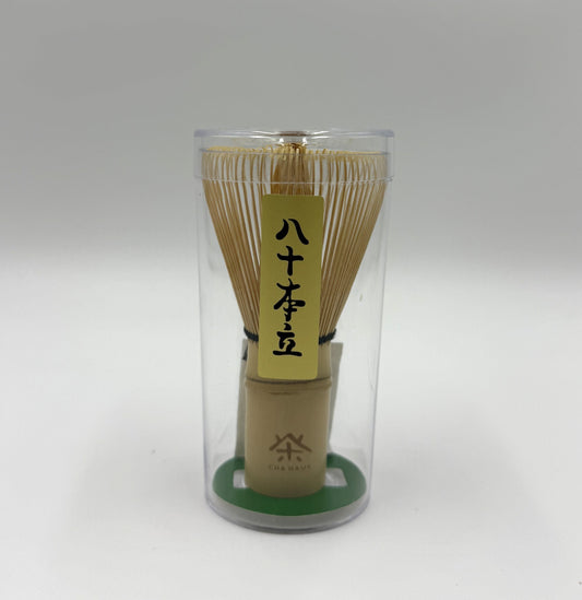 CHA HAUS - Chasen with Logo 80 Pondate | 茶筅 80本立