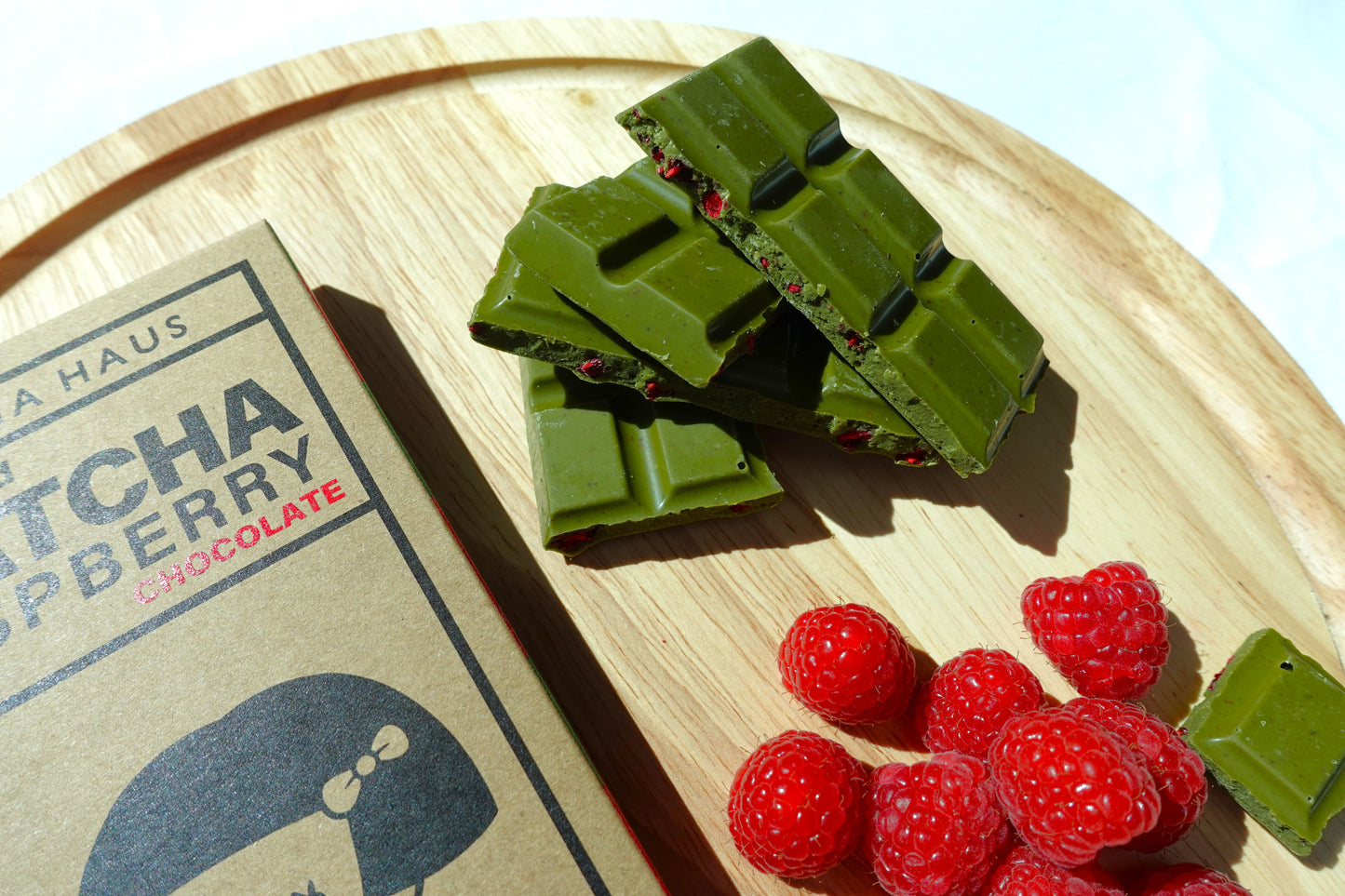 CHA HAUS - Matcha Raspberry Chocolate  | 抹茶ラズベリーチョコレート 90g