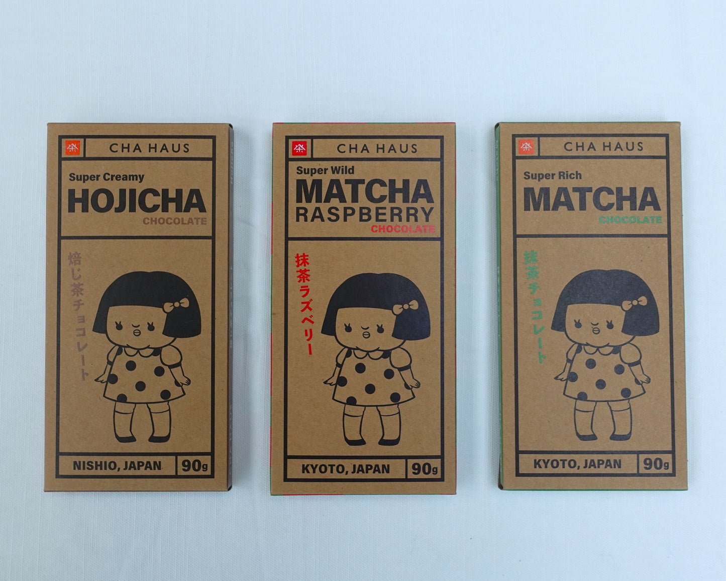 CHA HAUS - Matcha Raspberry Chocolate  | 抹茶ラズベリーチョコレート 90g